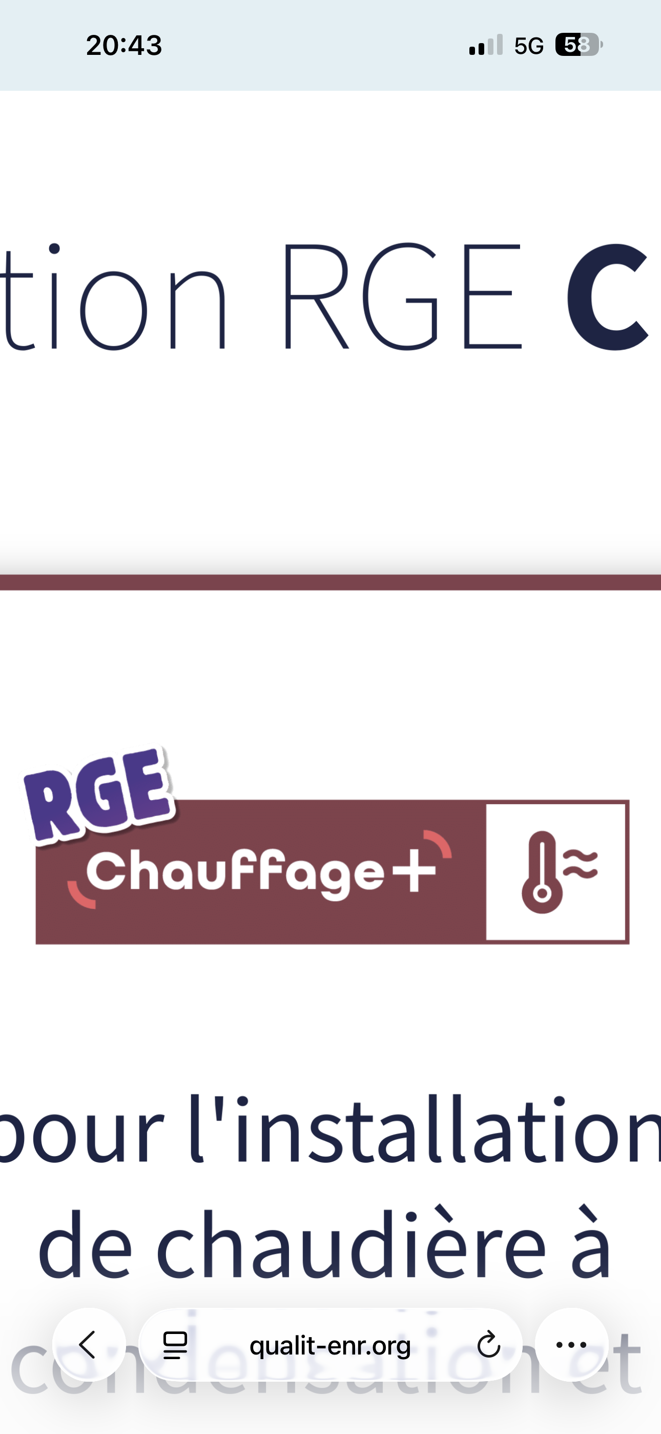 RGE Chauffage+